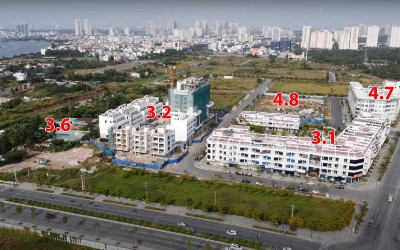 Bán nhà phố 2MT Nguyễn Cơ Thạch Thủ Thiêm Lakeview vị trí đẹp nhất toàn khu, view Bitexco